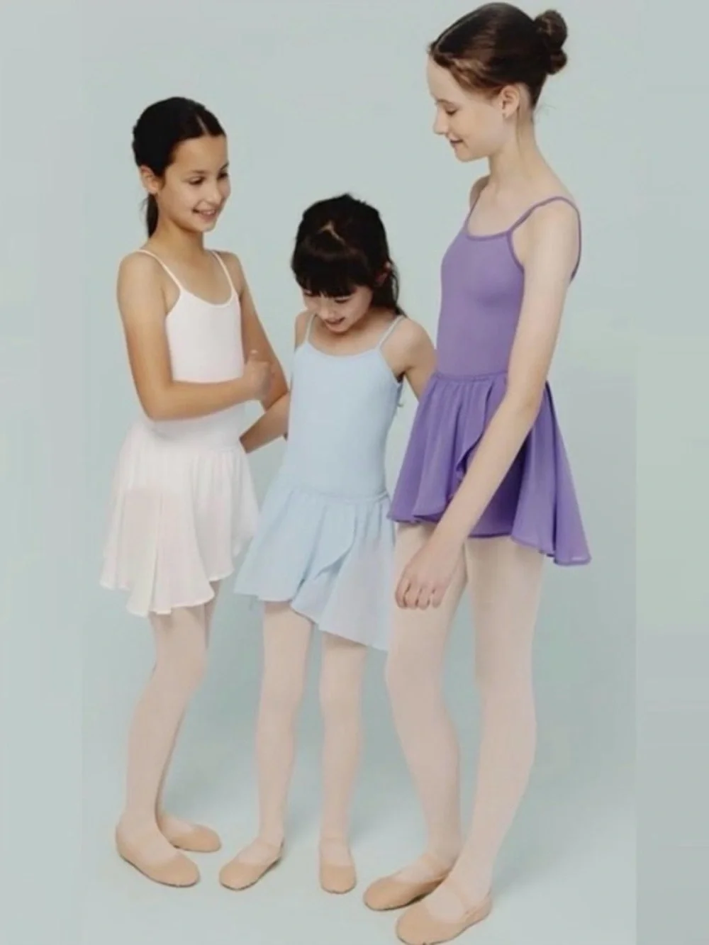 💞 New Little Girls Size Small Dance Core Ballet Tights in Beige